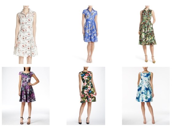 fashion style spring trends floral dresses