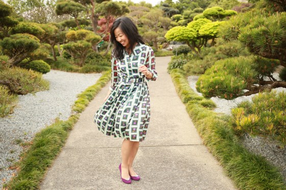 fashion style floral dress